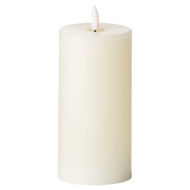 Natural Glow 3 x 6 LED Ivory Candle