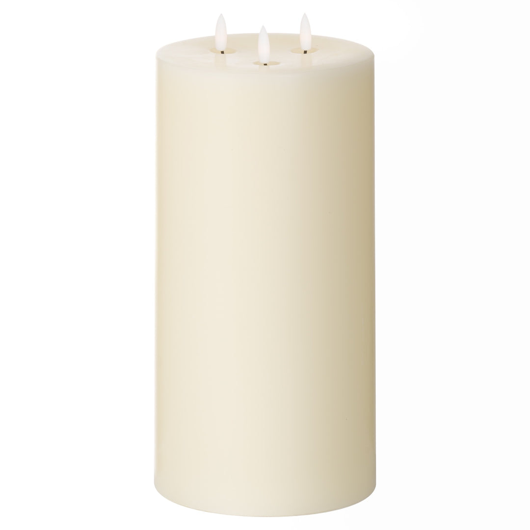 Natural Glow 6 x 12 LED Ivory Candle