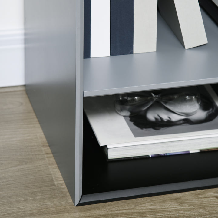 TV Unit Cabinet for TVs up to 32"-55", TV Stand with Storage Shelves for Living Room, Grey