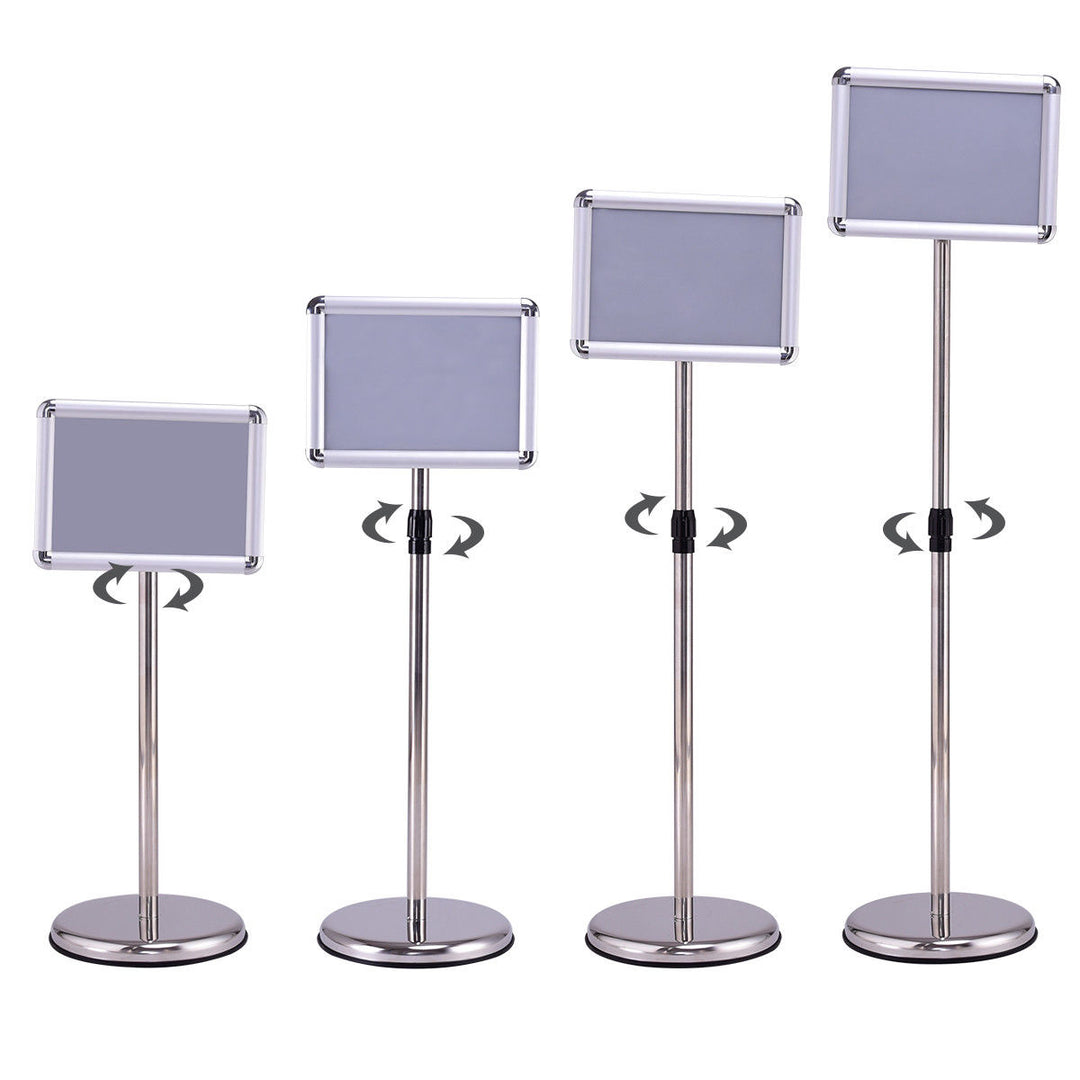 A4 Adjustable Height Poster Display Stand