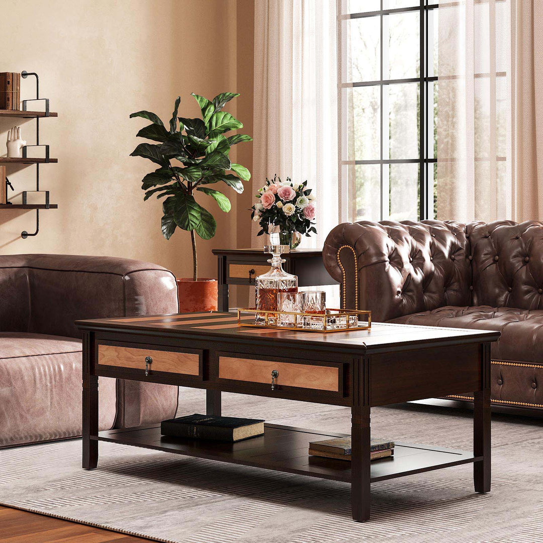 2 Drawers Coffee Table