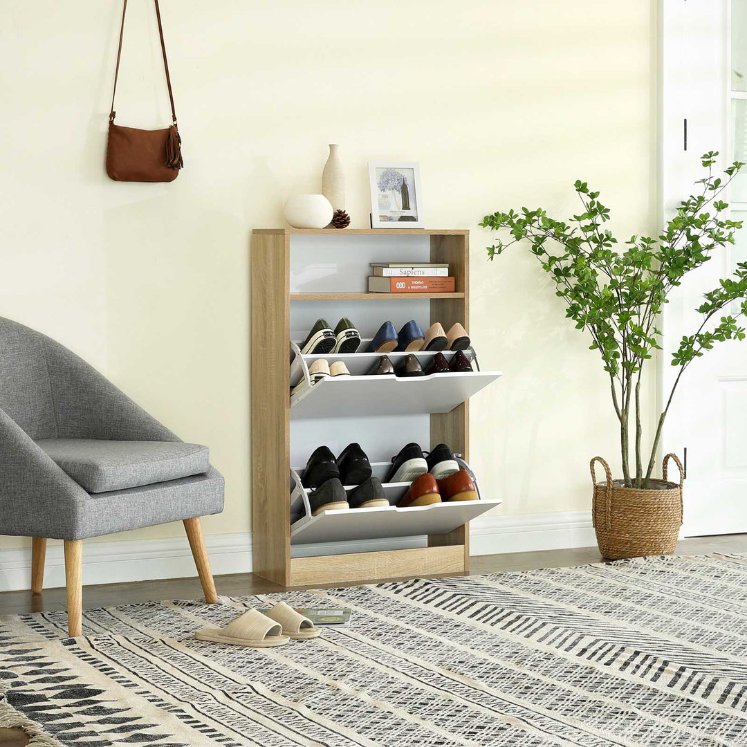 2 Flaps Shoe Cabinet