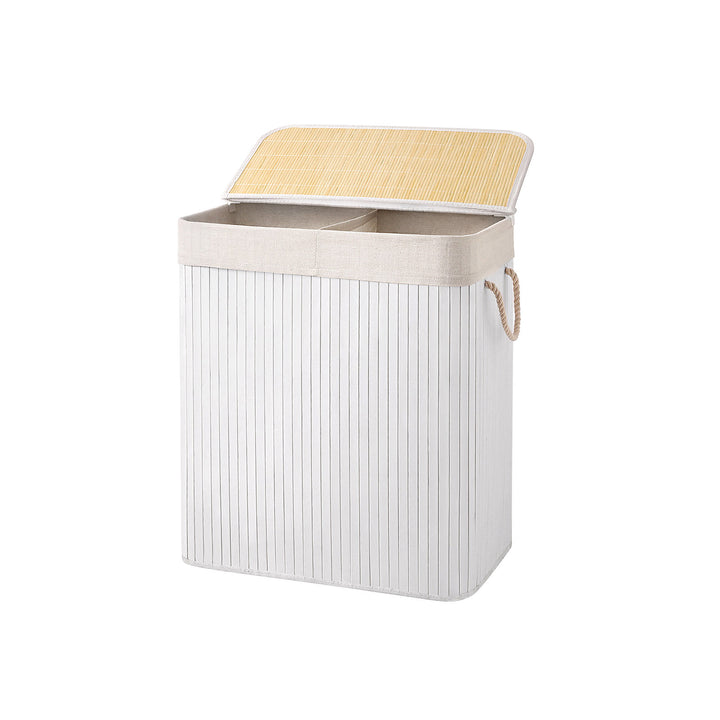 2 Sections Laundry Basket