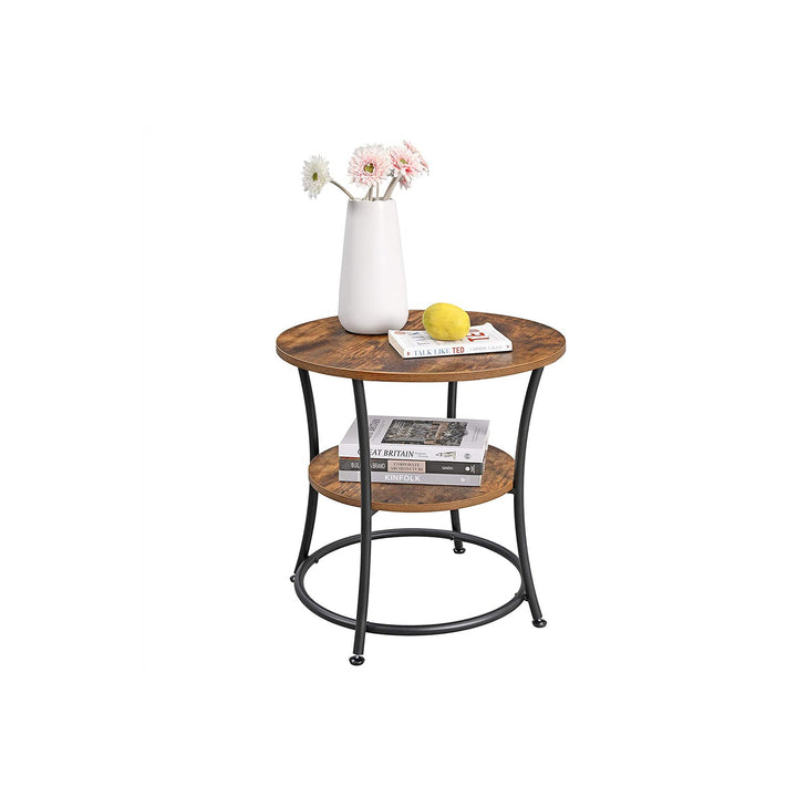 VASAGLE Side Table Round