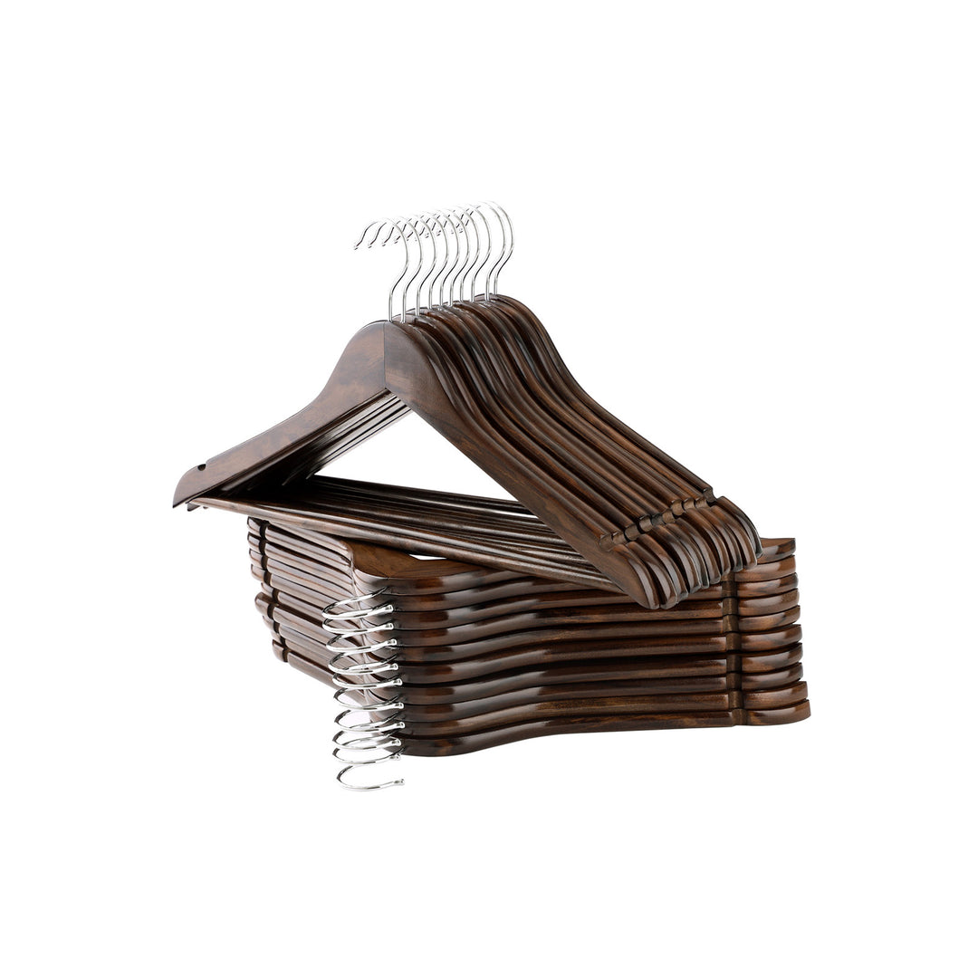 20 Pack Wood Hangers