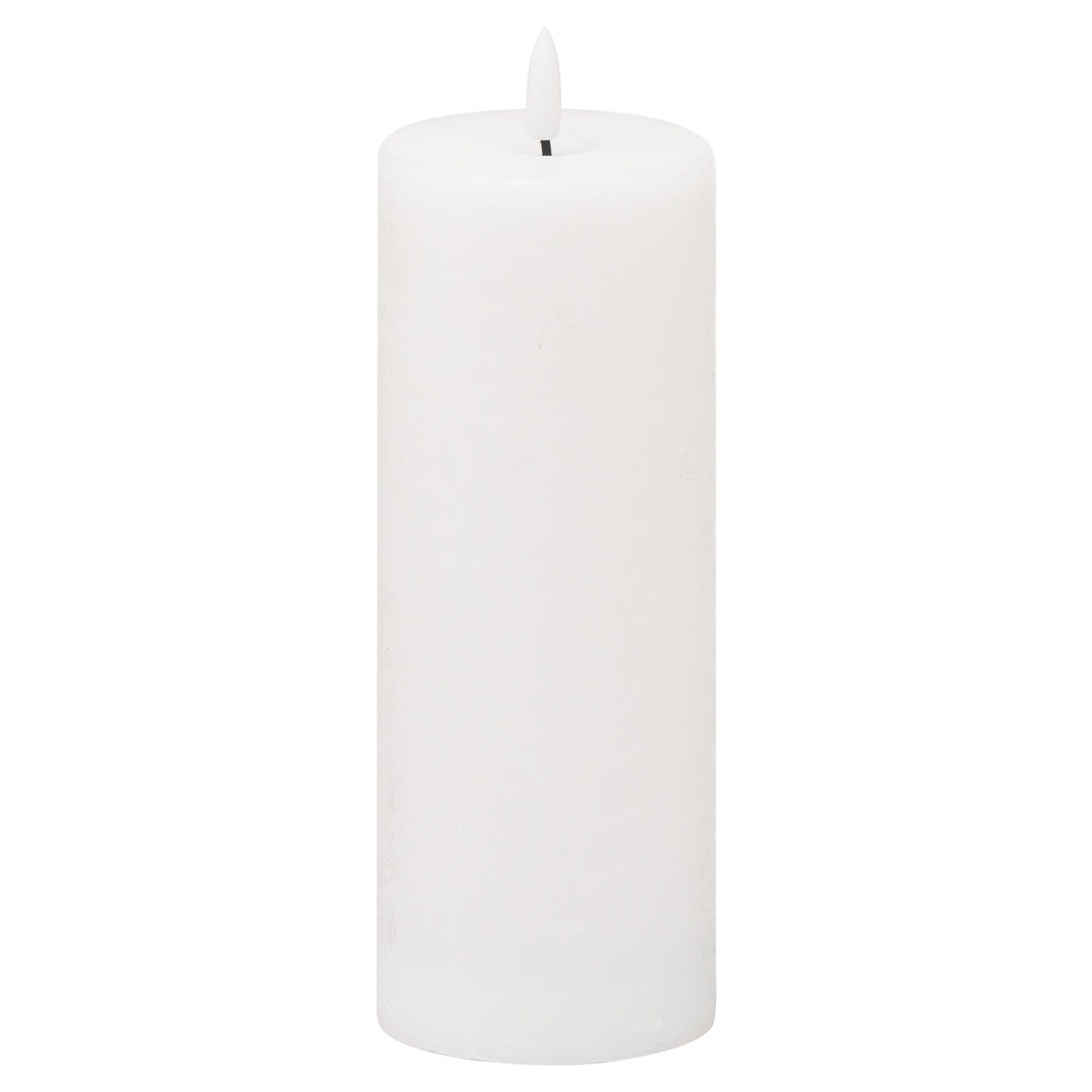 Natural Glow 3x8 LED White Candle