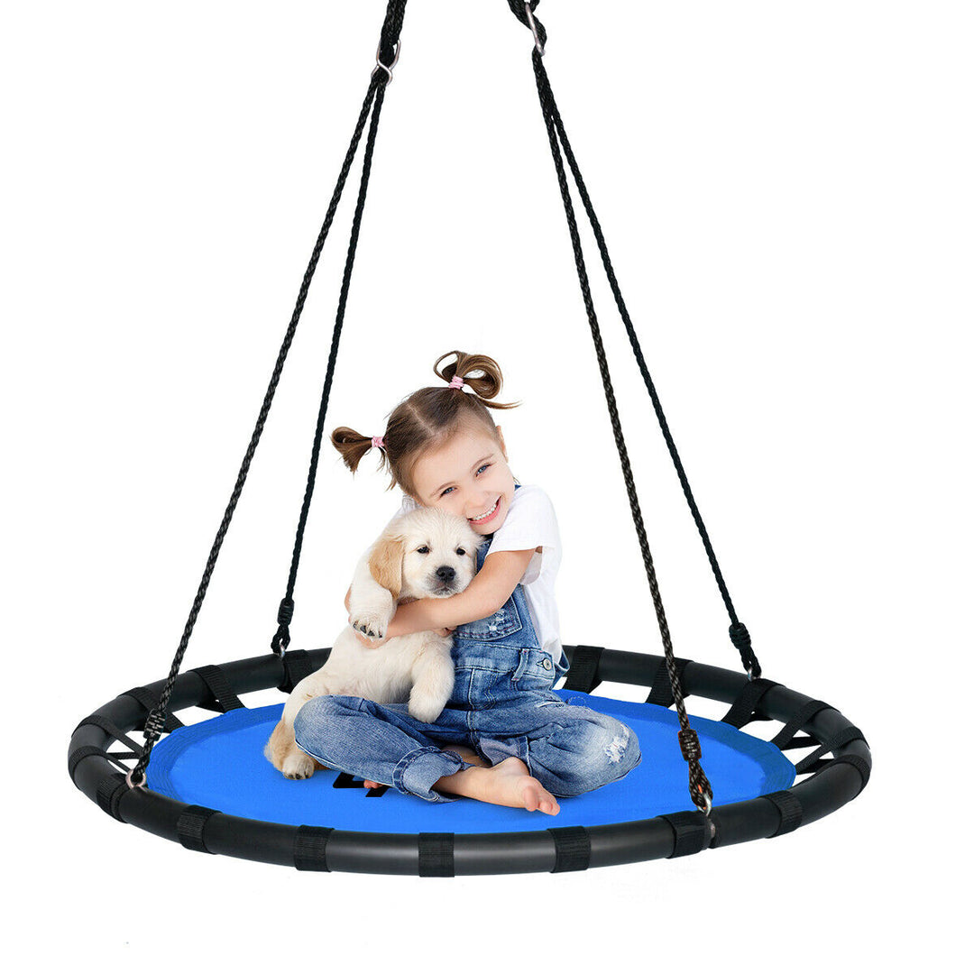 Children's Round Tree Swing-Blue