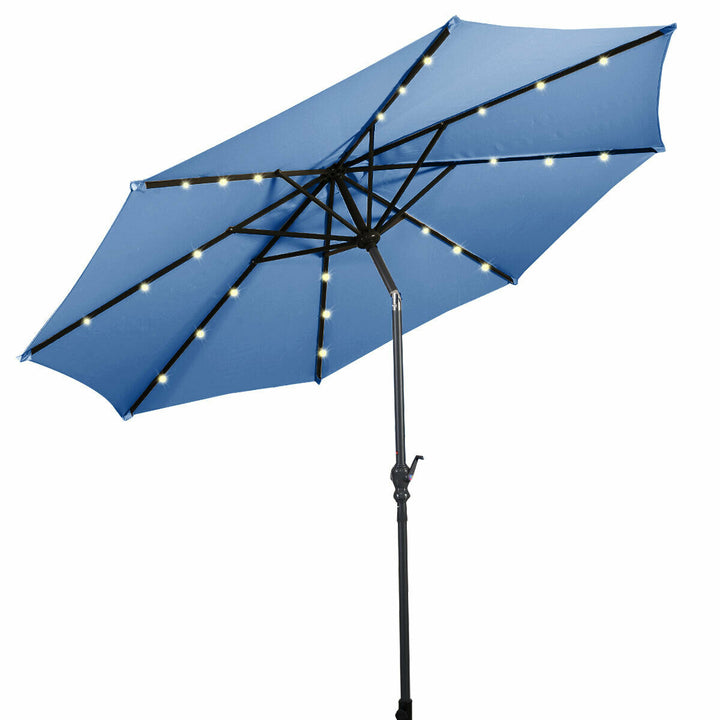 3M Parasol Solar LED lights Umbrella-Blue