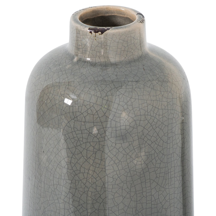 Garda Grey Glazed Raine Vase