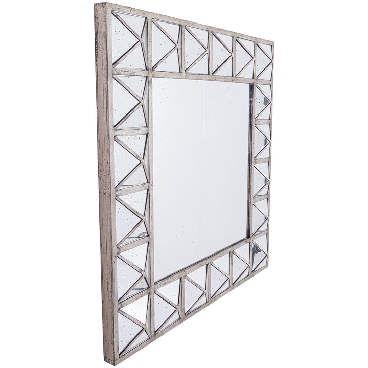 Detailed Triangulated Wall Mirror