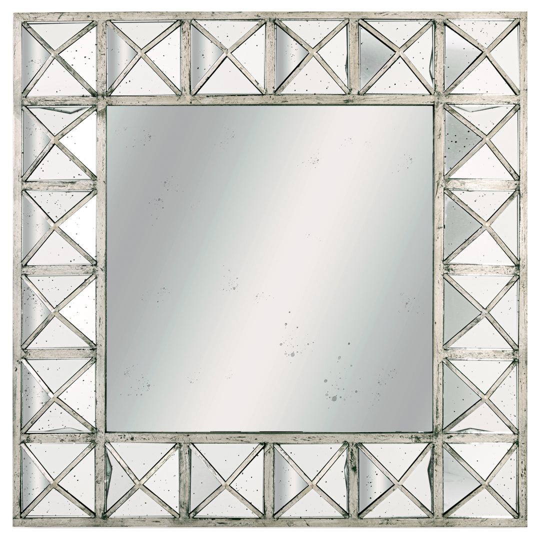 Detailed Triangulated Wall Mirror