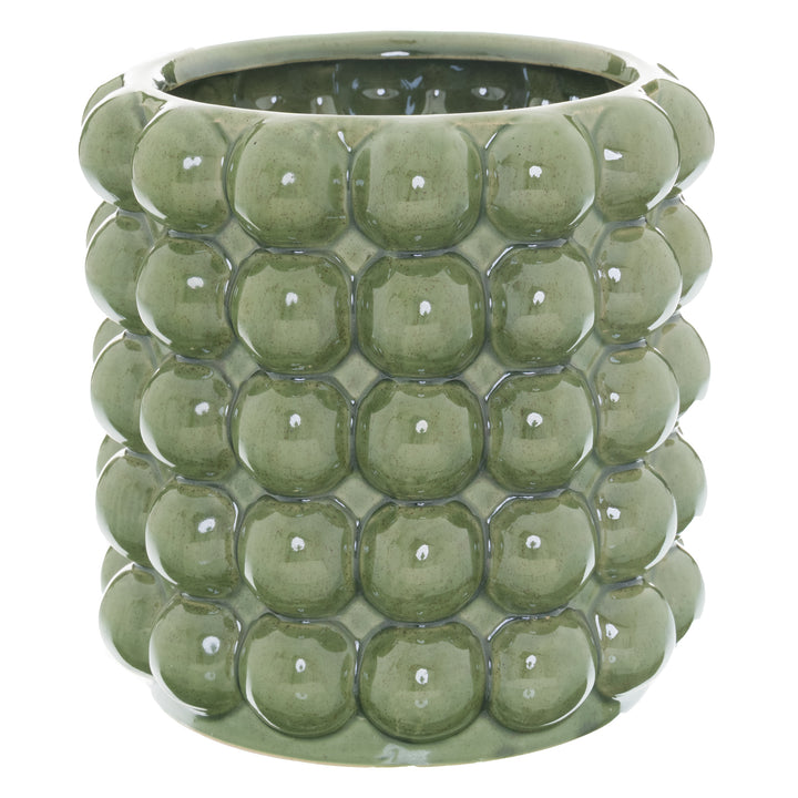 Large Olive Bubble Planter