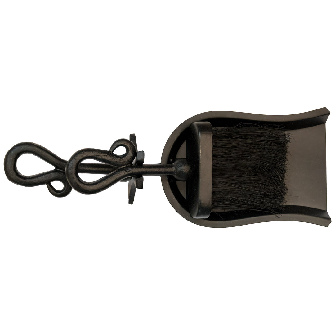 Black Crook Handled Hearth Tidy