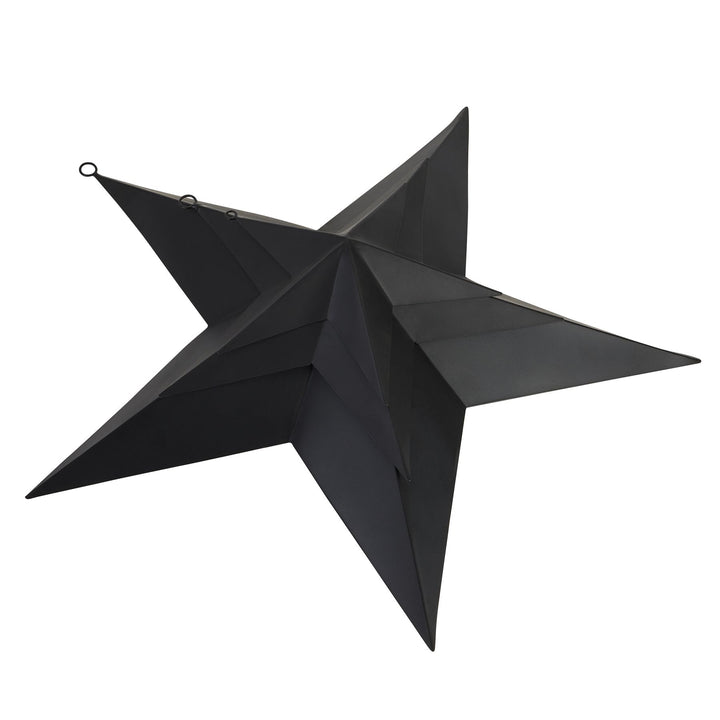 Matt Black Convexed Medium Star