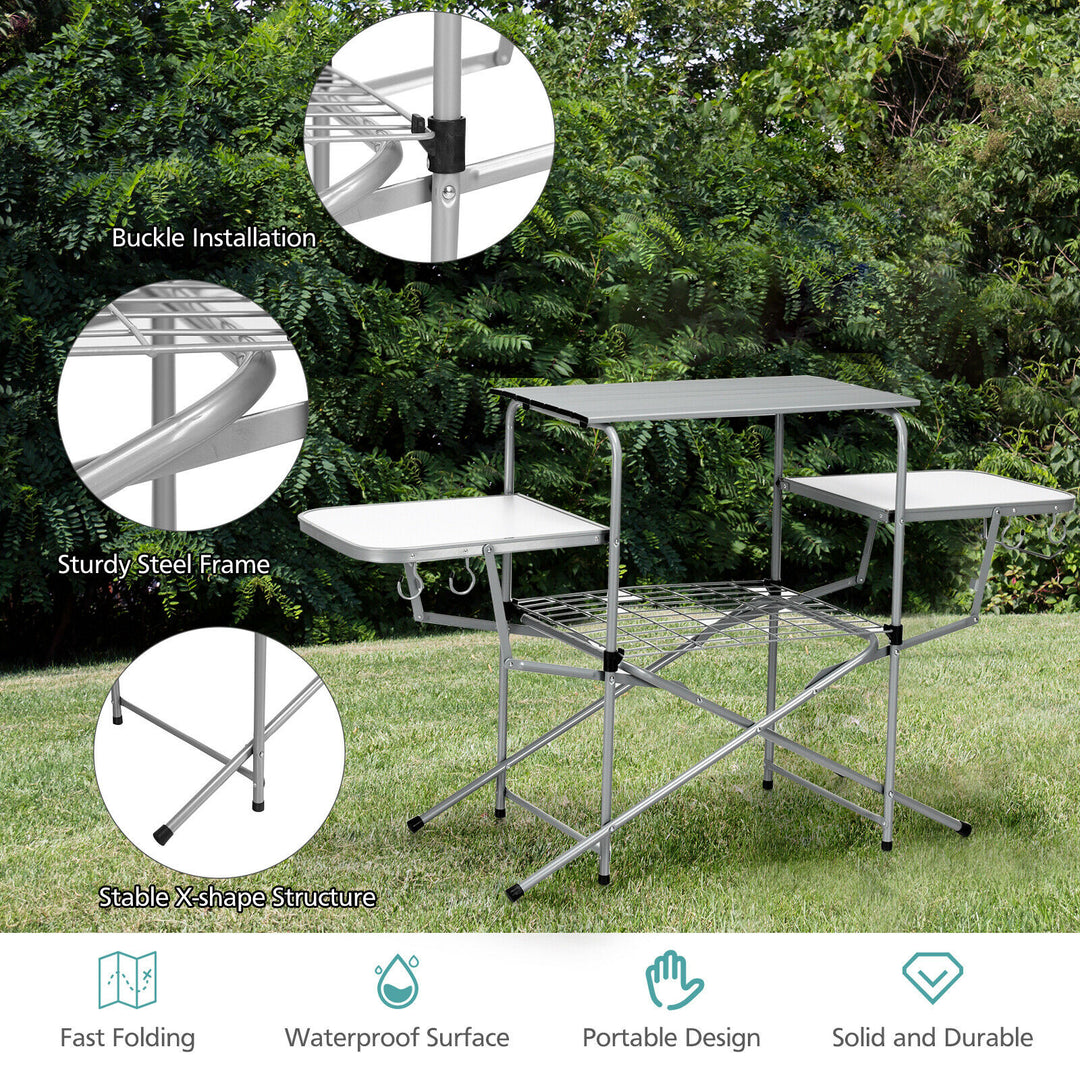 Folding Aluminium Camping/ Picnic Table