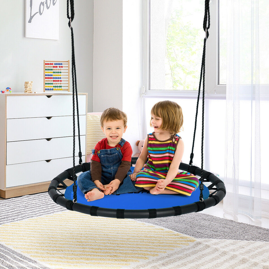 Children's Round Tree Swing-Blue