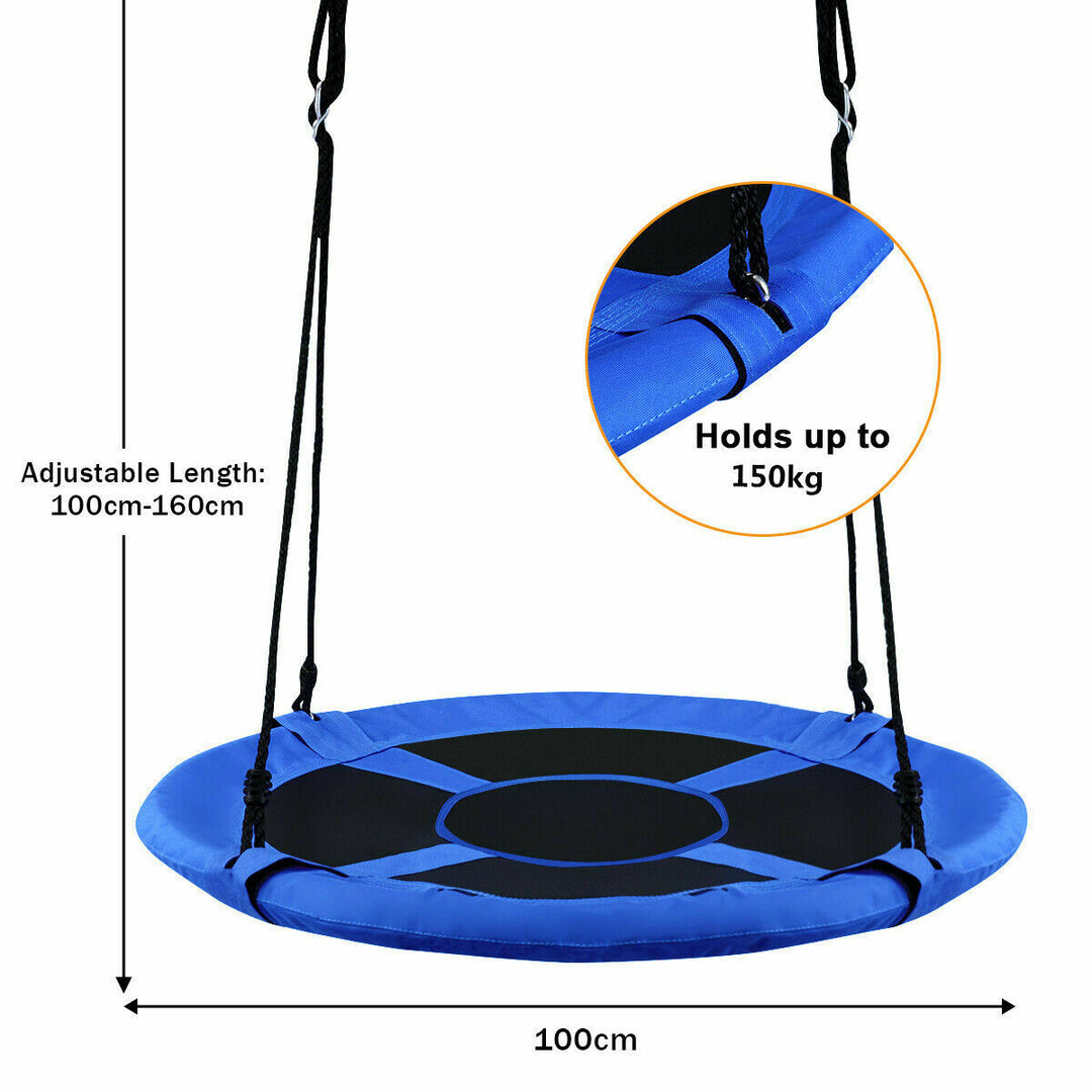 Children Flying Saucer with Adjustable Rope-Blue