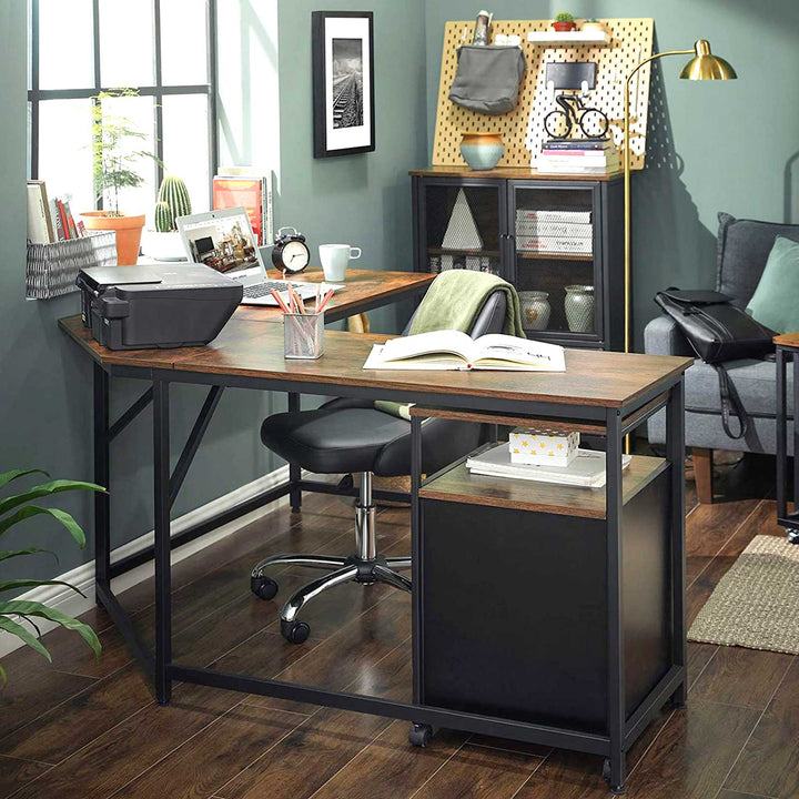VASAGLE L-Shaped Computer Desk
