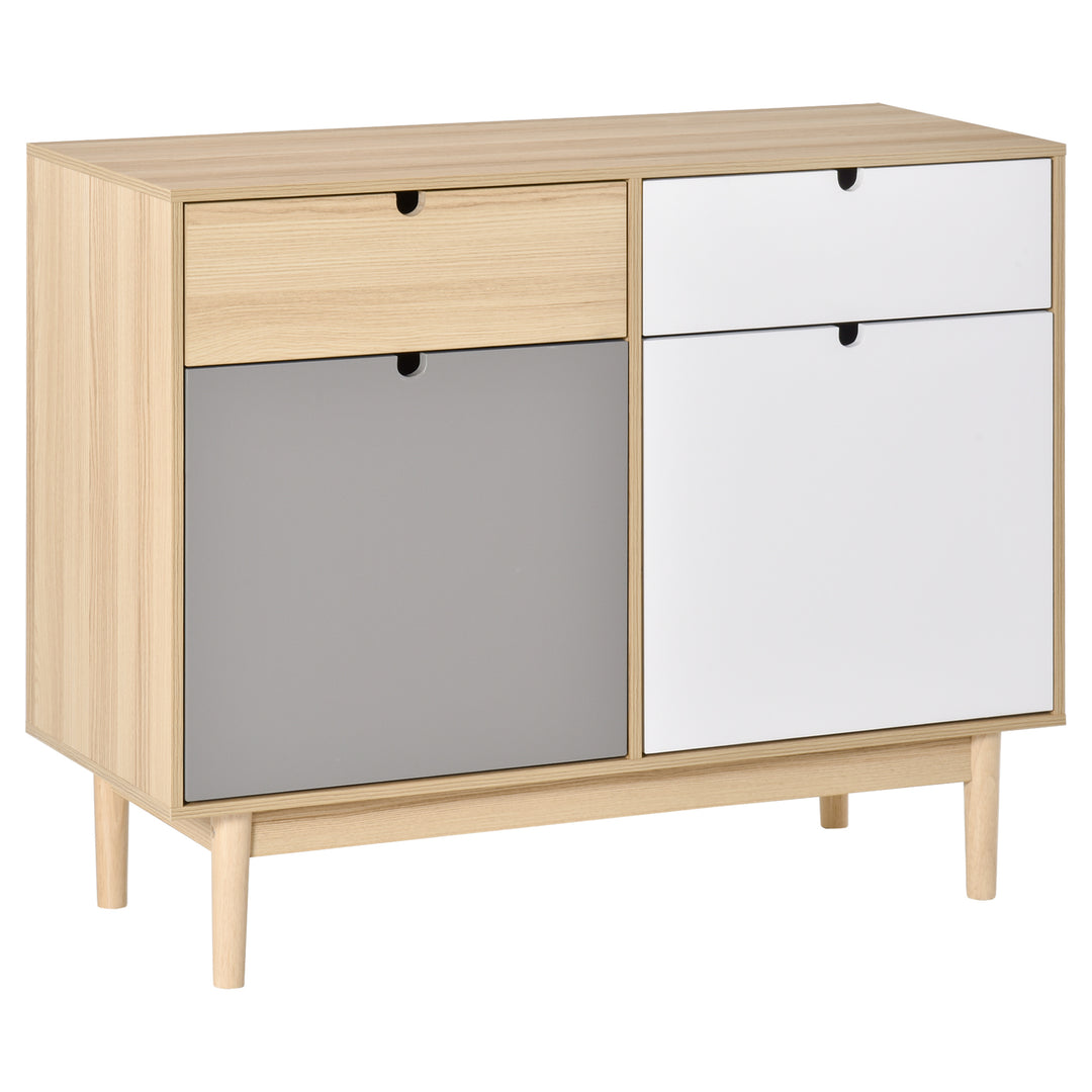 Sideboard Storage Cabinet Kitchen Cupboard with Drawers for Living Room, Hallway