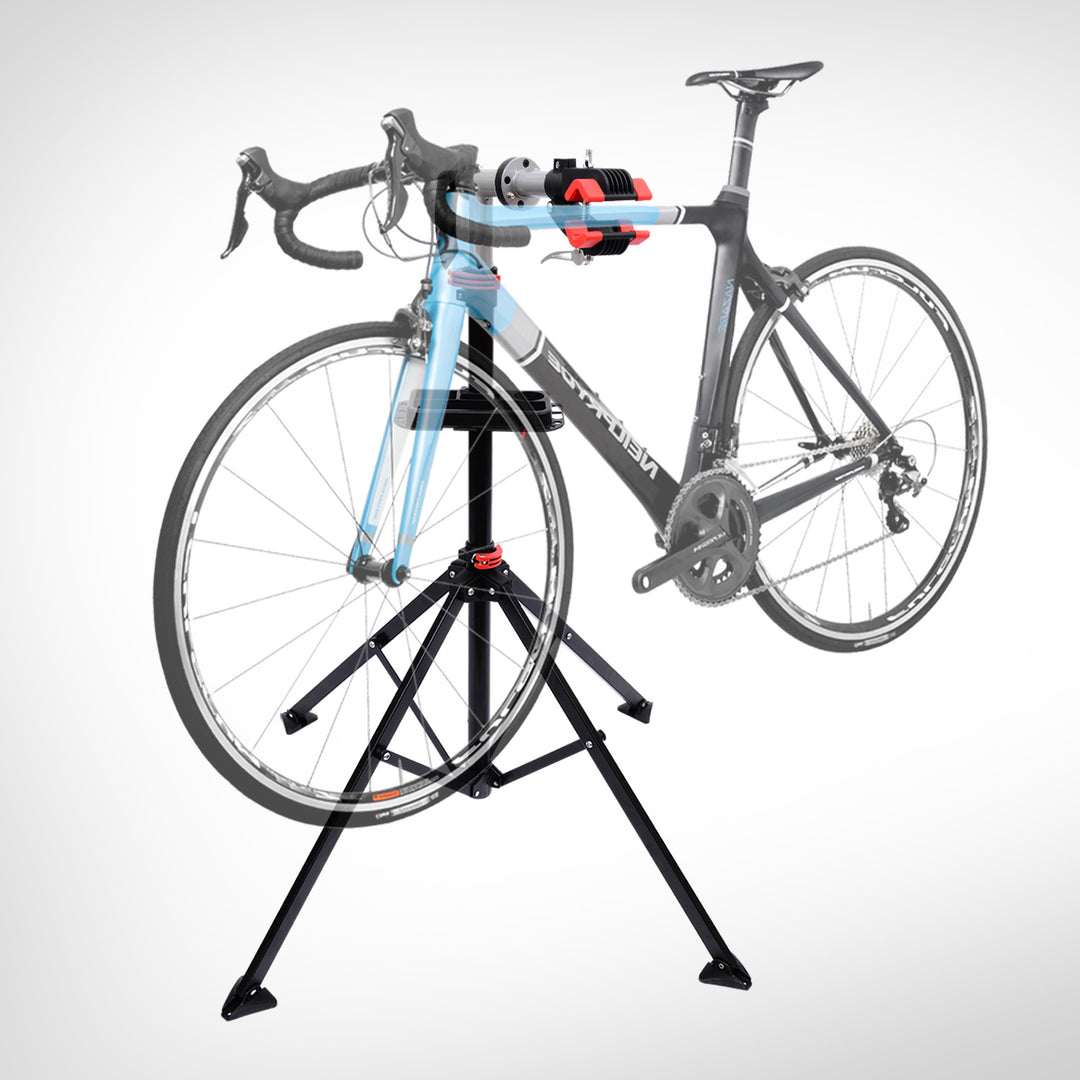 Folding Bike Cycle Bicycle Maintenance Repair Stand Display Rack Tool Adjustable