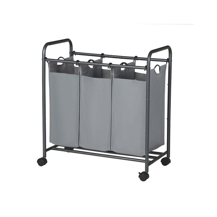 3 Bags Laundry Cart