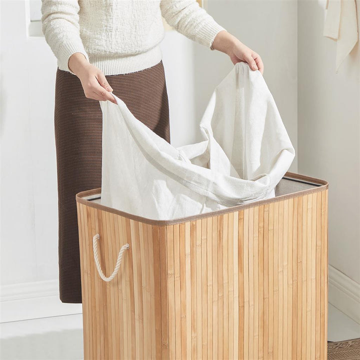 3 Sections Laundry Hamper