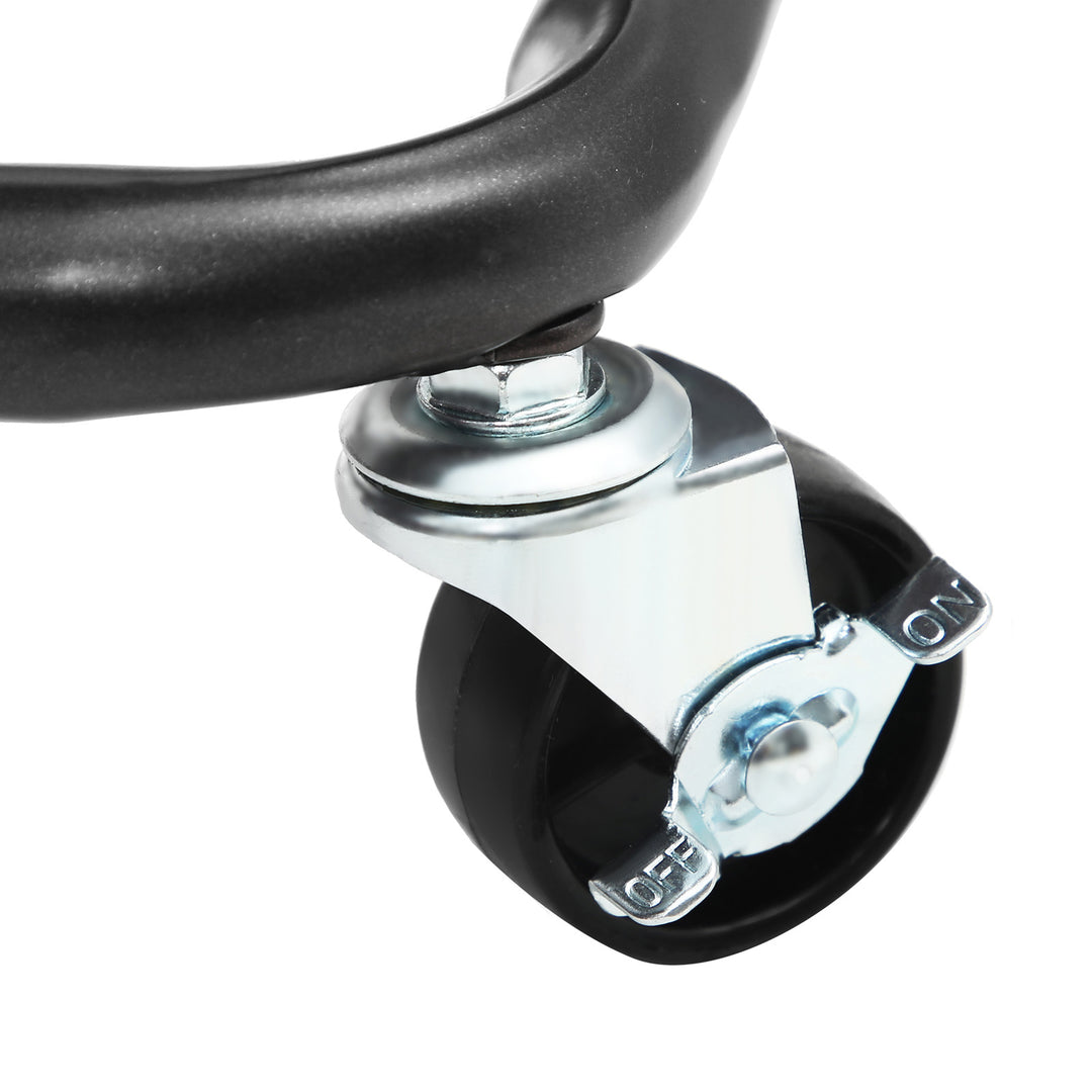 3-Tier Metal Rolling Cart