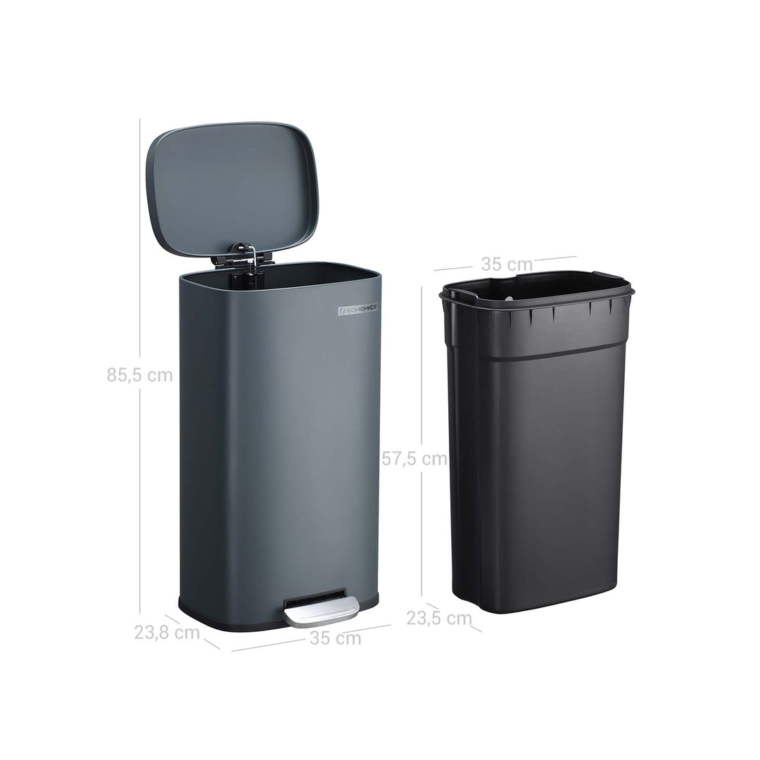 30L Pedal Trash Can