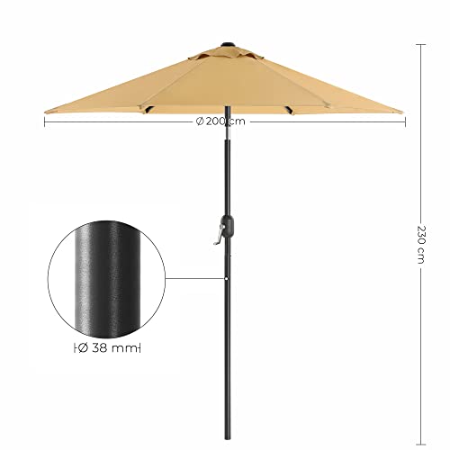 Garden Parasol Umbrella 2 m