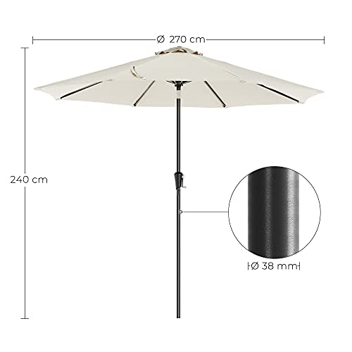 2.7 m Garden Parasol Umbrella