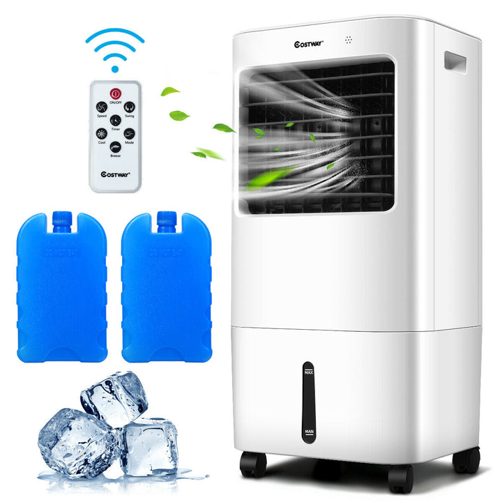 3-in-1 Evaporative Air Cooler and Humidifier with Remote Control