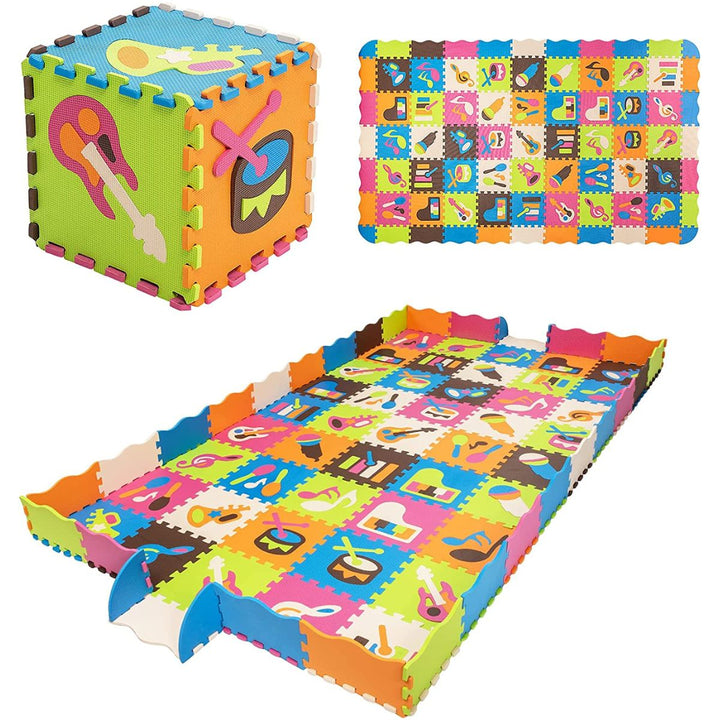 Baby Soft EVA Foam Children Play Mat with Numeral Puzzle Jigsaw