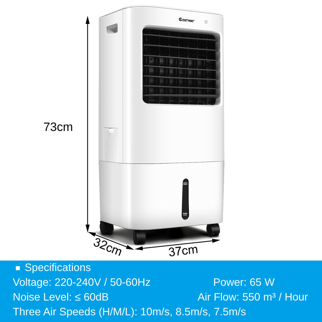 3-in-1 Evaporative Air Cooler and Humidifier with Remote Control