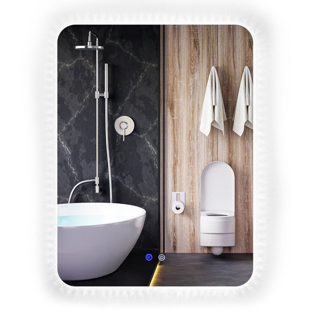 Wall Mounted Mirror with Demister Pad