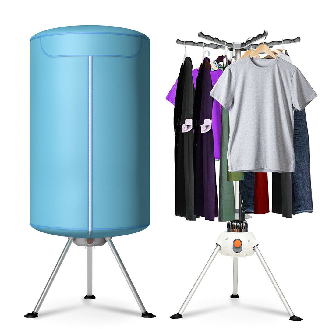 Portable Electric Clothes Dryer with Hot Air and Automatic Timer