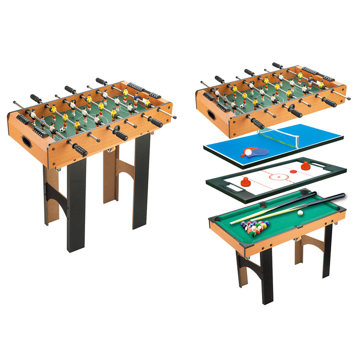 4-In-1 Multi Game Table, 87x43x73 cm-Multi Colour