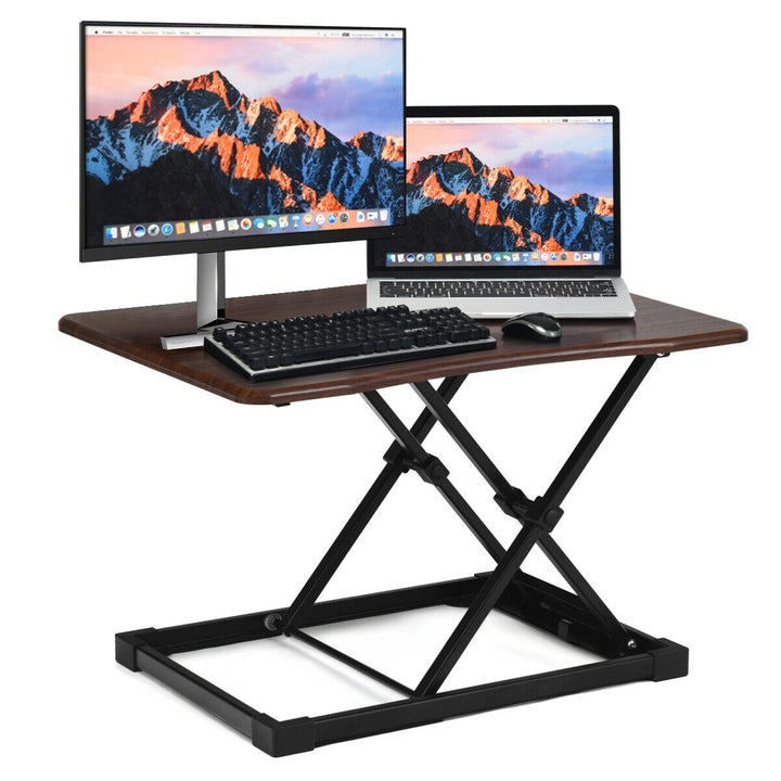 Height Adjustable Desk Riser with Easy Lift