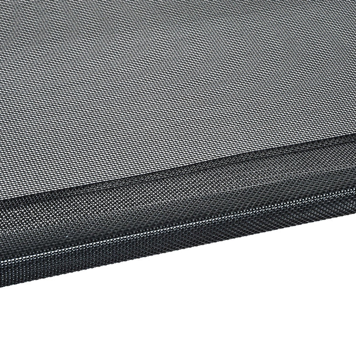 PawHut Elevated Pet Bed Portable Camping Raised Dog Bed w/ Metal Frame Black (Large)