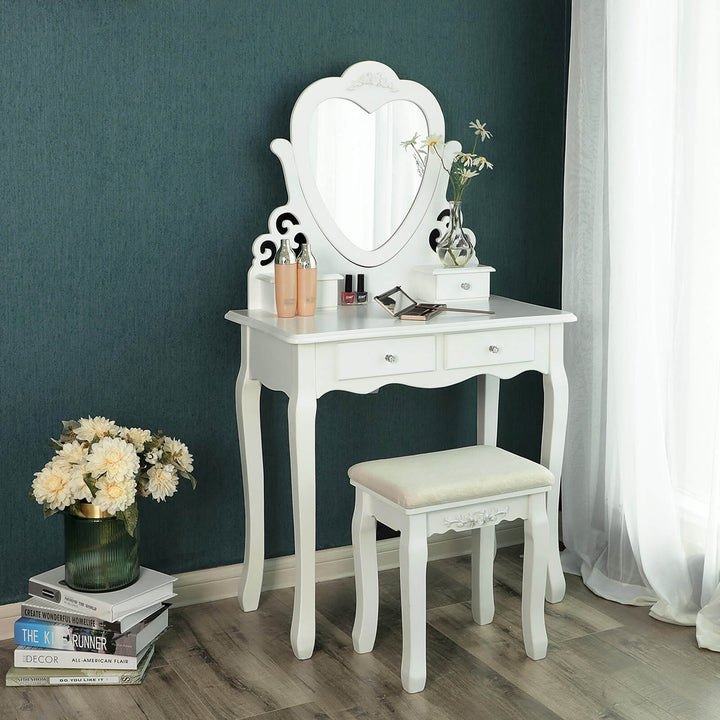 4 Drawers Dressing Table