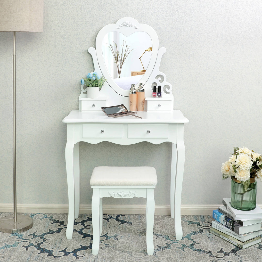 4 Drawers Dressing Table