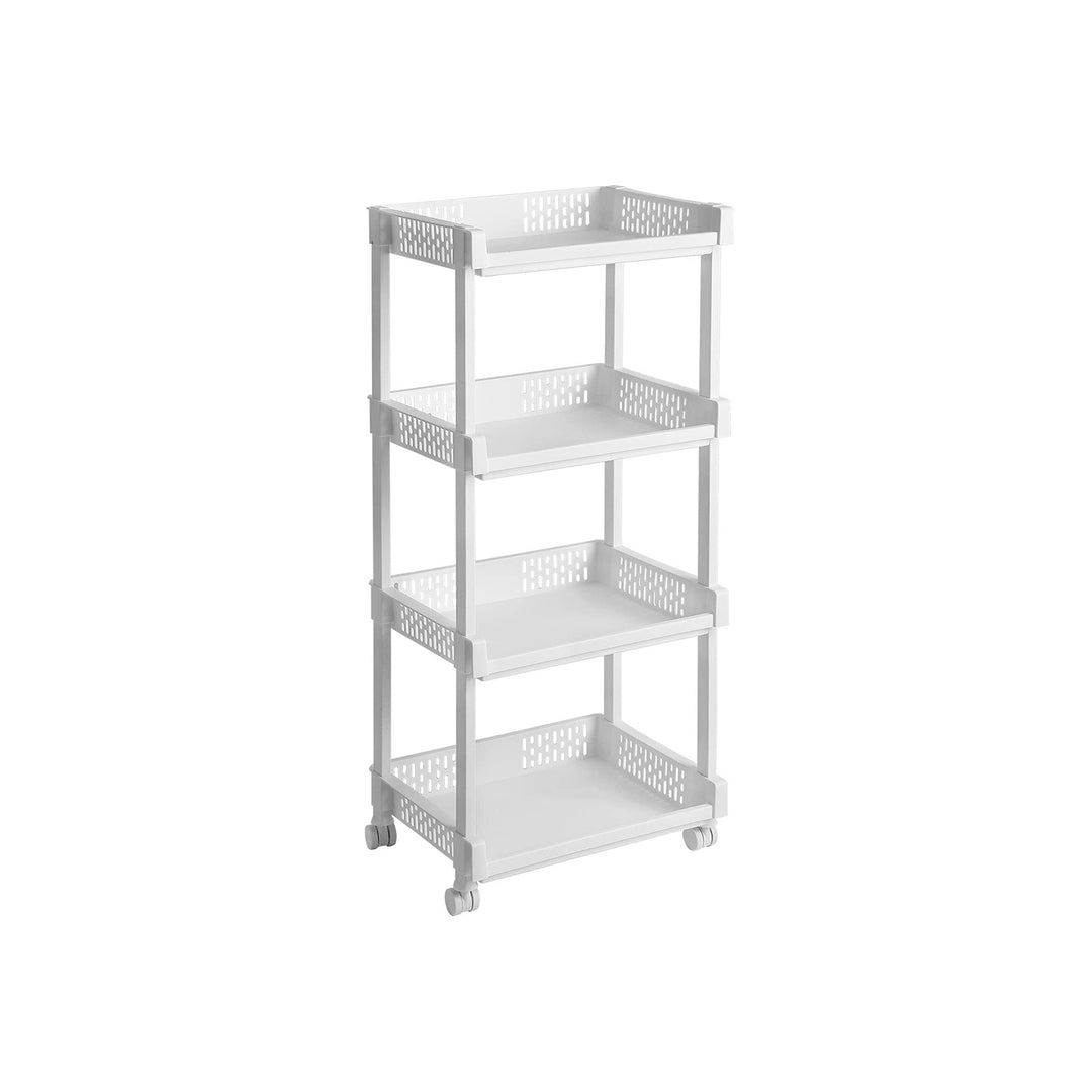 4 Shelves Kitchen Trolley