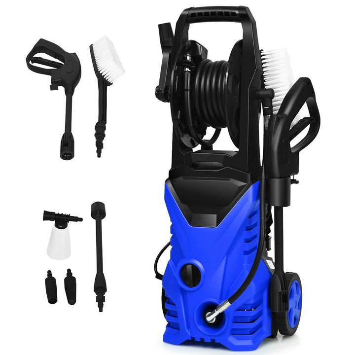 Electric Pressure Washer 2030PSI 140 Bar Water Jet Washer-Blue