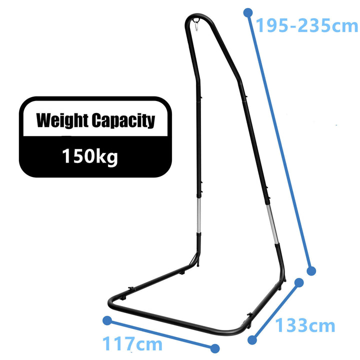 C-stand Adjustable Height Large Hammock Swing Frame