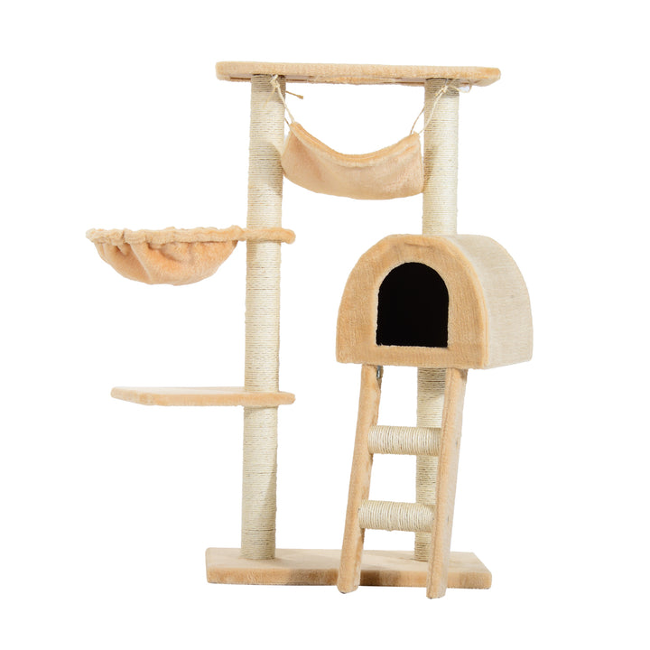 Cat Tree Kitten Activity Centre Scratch Scratching Scratcher Climber Post Rest Bed Toy 100cm