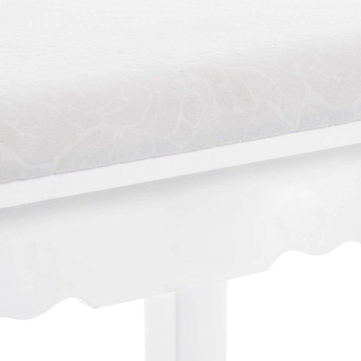 Flower Pattern Dressing Stool