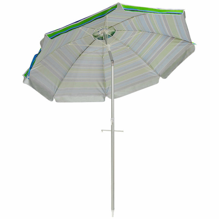 2m Sun Umbrella - Tilts with UPF 50+ Protection-Green