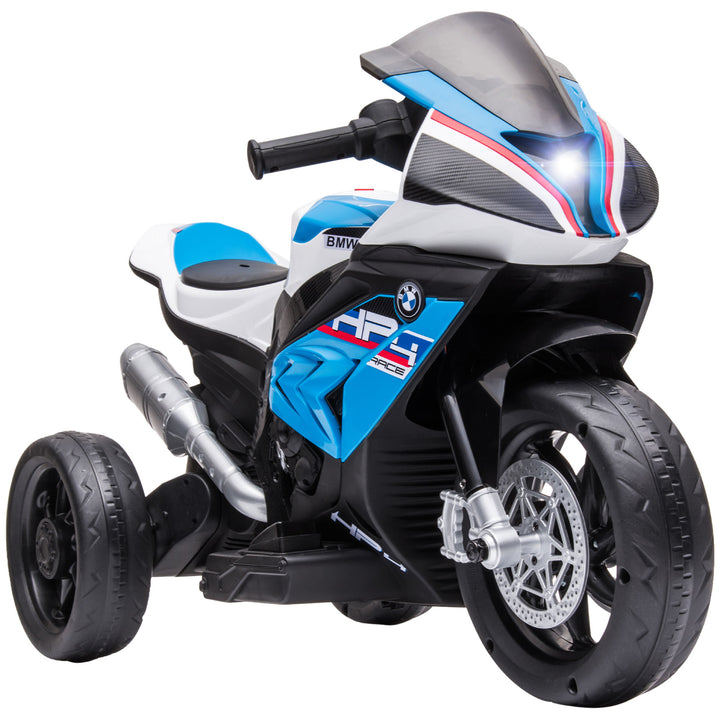 Licensed BMW HP4 Kids Electric Motorbike Ride-On Toy 3-Wheels 6V Battery Powered Motorcycle with Music for Girls Boy 18 - 60 Months, Blue