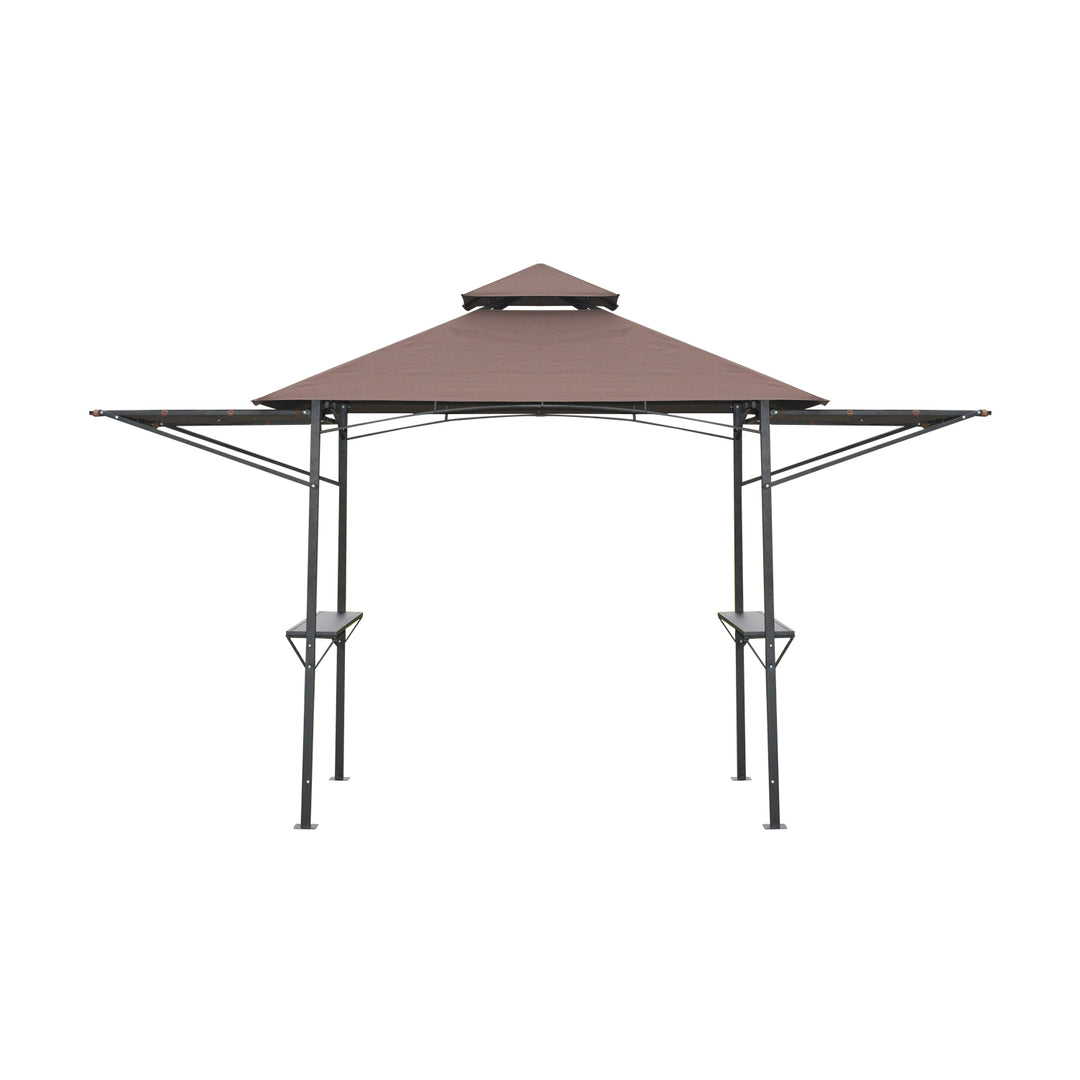 250L x 150W cm Waterproof Canopy Awing-Coffee