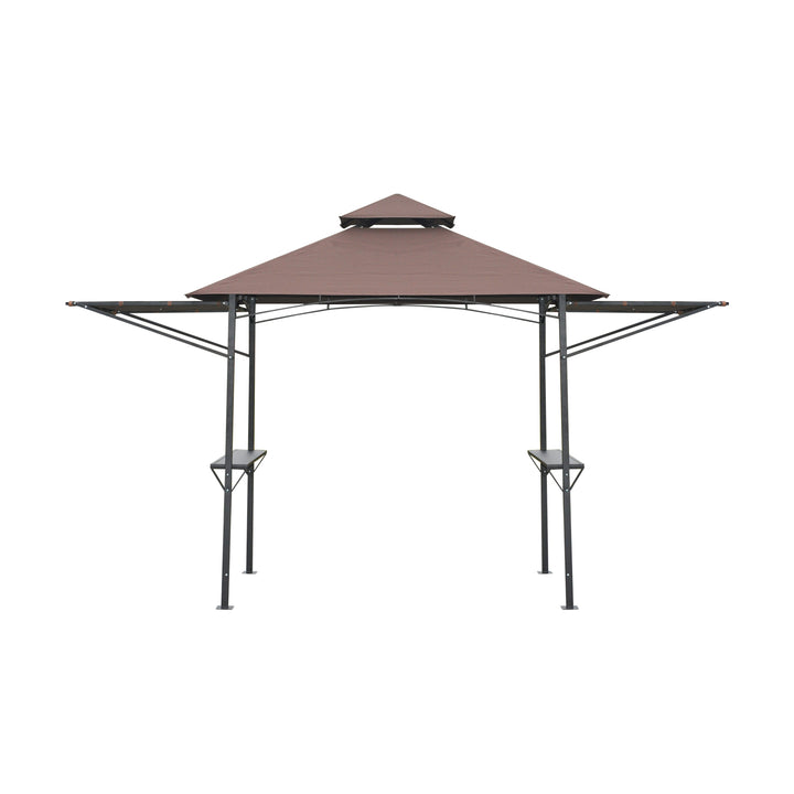 250L x 150W cm Waterproof Canopy Awing-Coffee