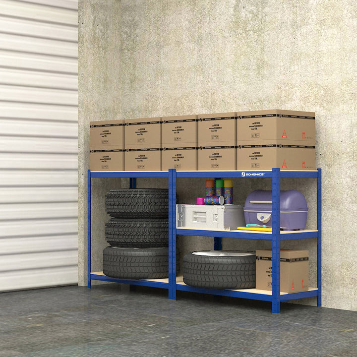 Heavy-Duty Boltless Shelves - 650 kg Capacity - Blue GLR30Q